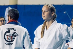 Gabriele Karnaciuk, campeona de Kárate en Andalucía.