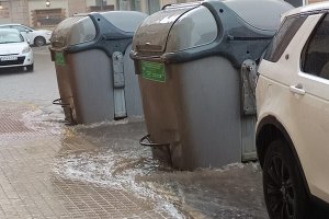 Calles inundadas en tan solo unos minutos