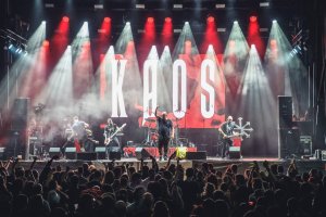 Kaos Urbano, que estarán en Albox, durante un concierto en A Candeloira en ediciones anteriores.