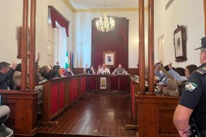 Pleno celebrado en Cuevas del Almanzora este lunes.