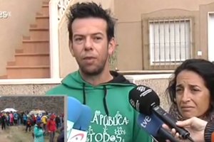 Los padres de Gabriel, esta mañana. Imagen del programa "La mañana" de La 1.