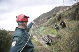 Labores de búsqueda del pequeño Gabriel durante este jueves.