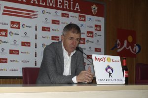 Lucas Alcaraz en rueda de prensa.