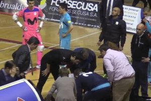 Momento de tensión en la pista.