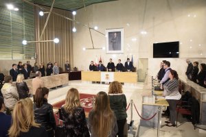 Minuto de silencio en el Pleno del Ayuntamiento de la capital