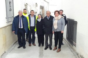 Visita a las obras del PFEA en Urrácal.