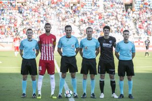 Ais Reig en el Almería-Huesca.