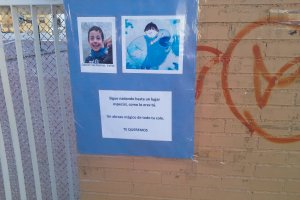 Mensaje de despedida al pequeño Gabriel Cruz.