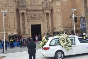 Funeral de Gabriel en la Catedral de Almería.