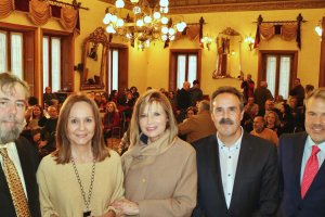 James fernández María Dueñas, Mª Carmen Amate, Alfredo Valdivia y Ryan Matheny.