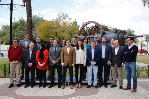 Moreno Bonilla se reunió ayer con los presidentes y secretarios generales del PP de las ocho provincias andaluzas.