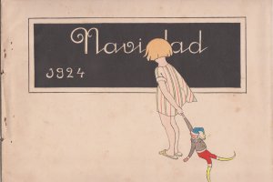 Cuaderno de Navidad de 1924. 