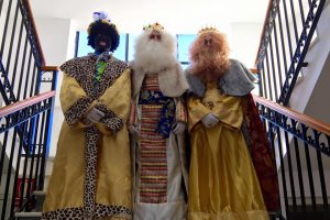 Reyes Magos a su paso por Arboleas en años anteriores.