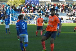 Mérida en un partido con el CD El Ejido.