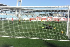 Hubo disparo a portería.