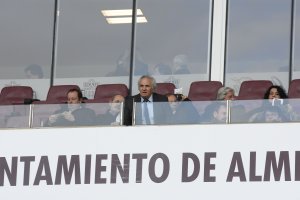 Alfonso en el palco el pasado viernes.