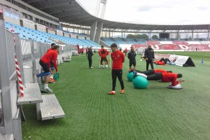 Un gimnasio al aire libre.