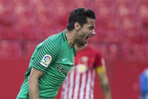 Casto en  el Sevilla Atlético-Almería.