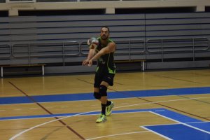 Israel Rodríguez en plena sesión de entrenamiento.