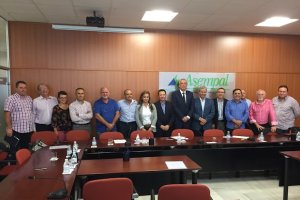 Constitución de la Mesa del Agua de Almería en octubre de 2016.