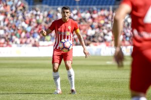 Fran Vélez en el partido ante el Tenerife.