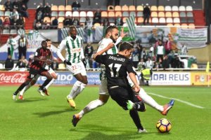 David Haro en el partido Reus 1-2 Córdoba.