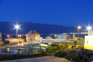 En la imagen, la estación depuradora de aguas residuales de El Ejido.