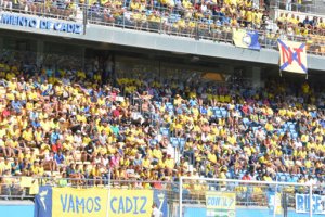 Afición del Cádiz.