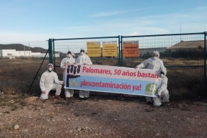 Protesta de Ecologistas en Acción en 2016, con motivo del 50 aniversario.