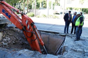 Preparativos para los contenedores soterrados