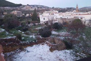 Nieve en la Alpujarra.