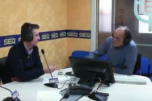 Manuel Berenguel, profesor y catedrático de la UAL, y Jacinto Castillo, director de Agricultura2000.