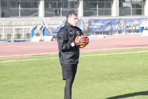 Ángel Férez en el campo Anexo.
