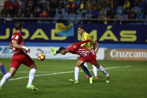 Una jugada del partido.