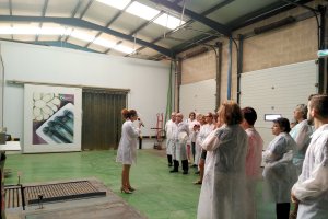 Visita guiada a un centro agrícola.