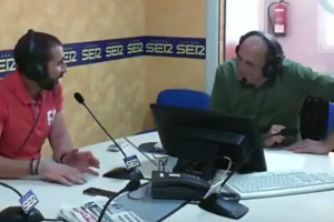 José Blanco, director general de Cristalplant, junto a Jacinto Castillo, director de Agricultura 2000.