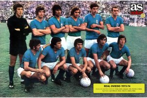 Maxi en el Santiago Bernabéu con el Real Oviedo en la 1973-74.