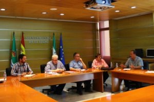 Reunión de junta de portavoces en El Ejido. Fotografía de archivo.