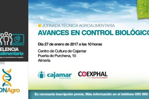 Imagen del programa del evento organizado por Cajamar y Coexphal.