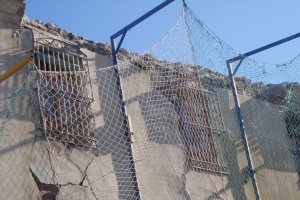 Detalle del estado que presenta el edificio del convento.