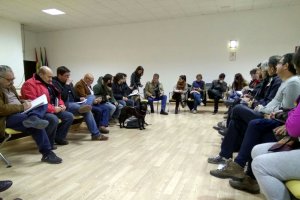 Reunión ayer en Campohermoso.