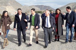 Moreno, ayer en Berja.