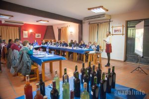 Cata de vino celebrada anteriormente en el Guadalinfo.