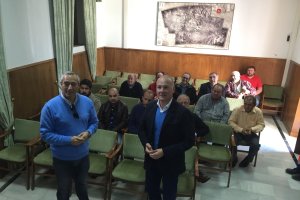Imagen de la visita del delegado de Fomento.