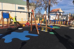 Aspecto del nuevo parrque Ginés Parra de Albox.