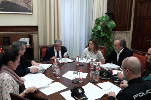 Reunión de la comisión en la sede de la Subdelegación del Gobierno