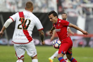 El Numancia consiguió tres goles en Vallecas.