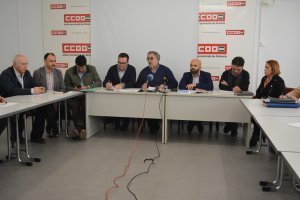 Reunión ayer de la Mesa del Tren.