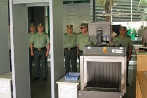 Control de acceso a la Ciudad de la Justicia de Almería.