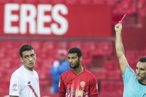 Arcediano en el Sevilla Atlético-Almería.